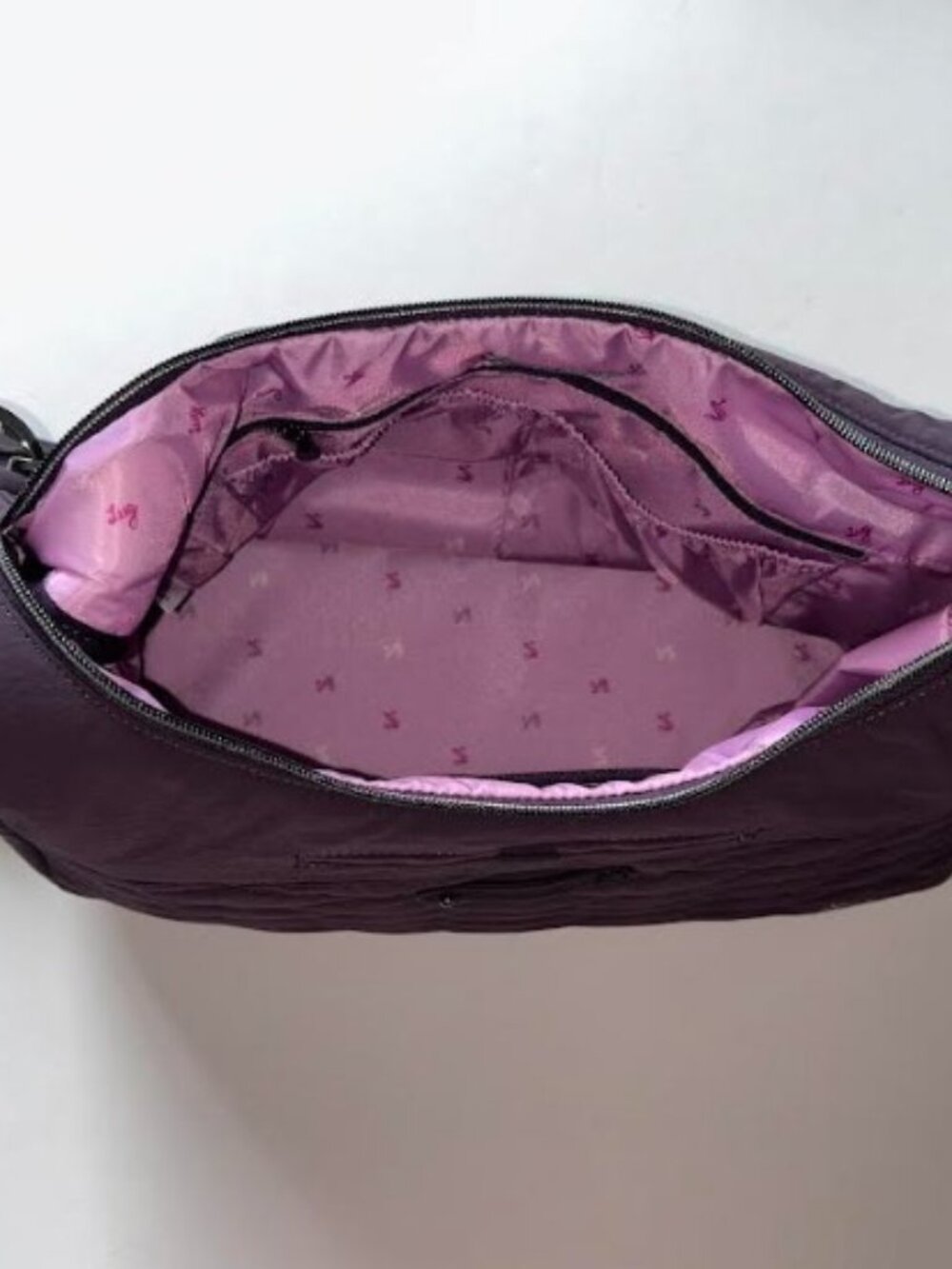 Lug Balsa CloudGo Hobo Crossbody Bag Plum - Picture 7 of 12